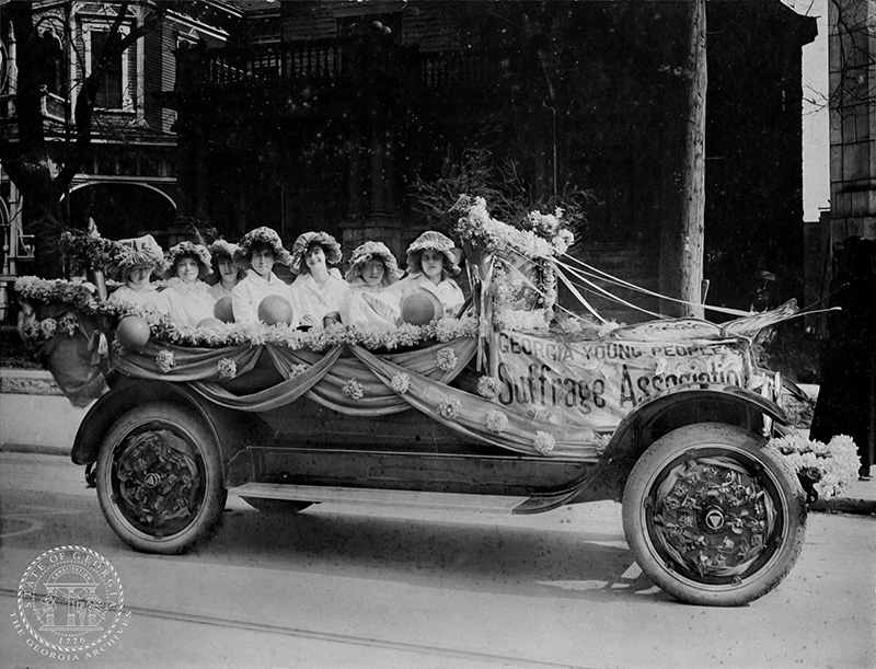 Suffragists in Savannah