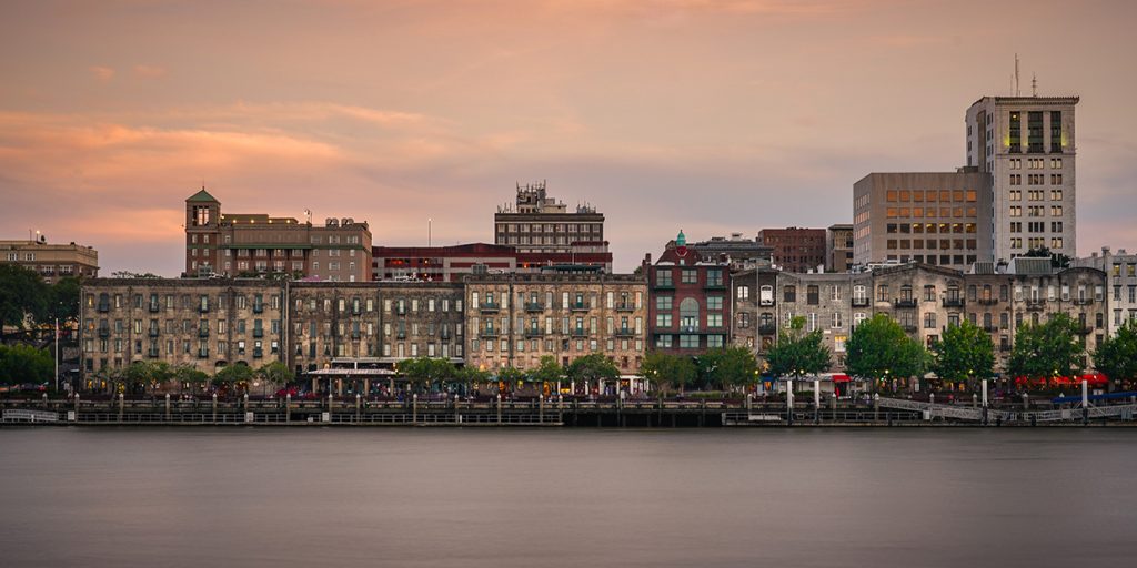 River Street in Savannah, Georgia